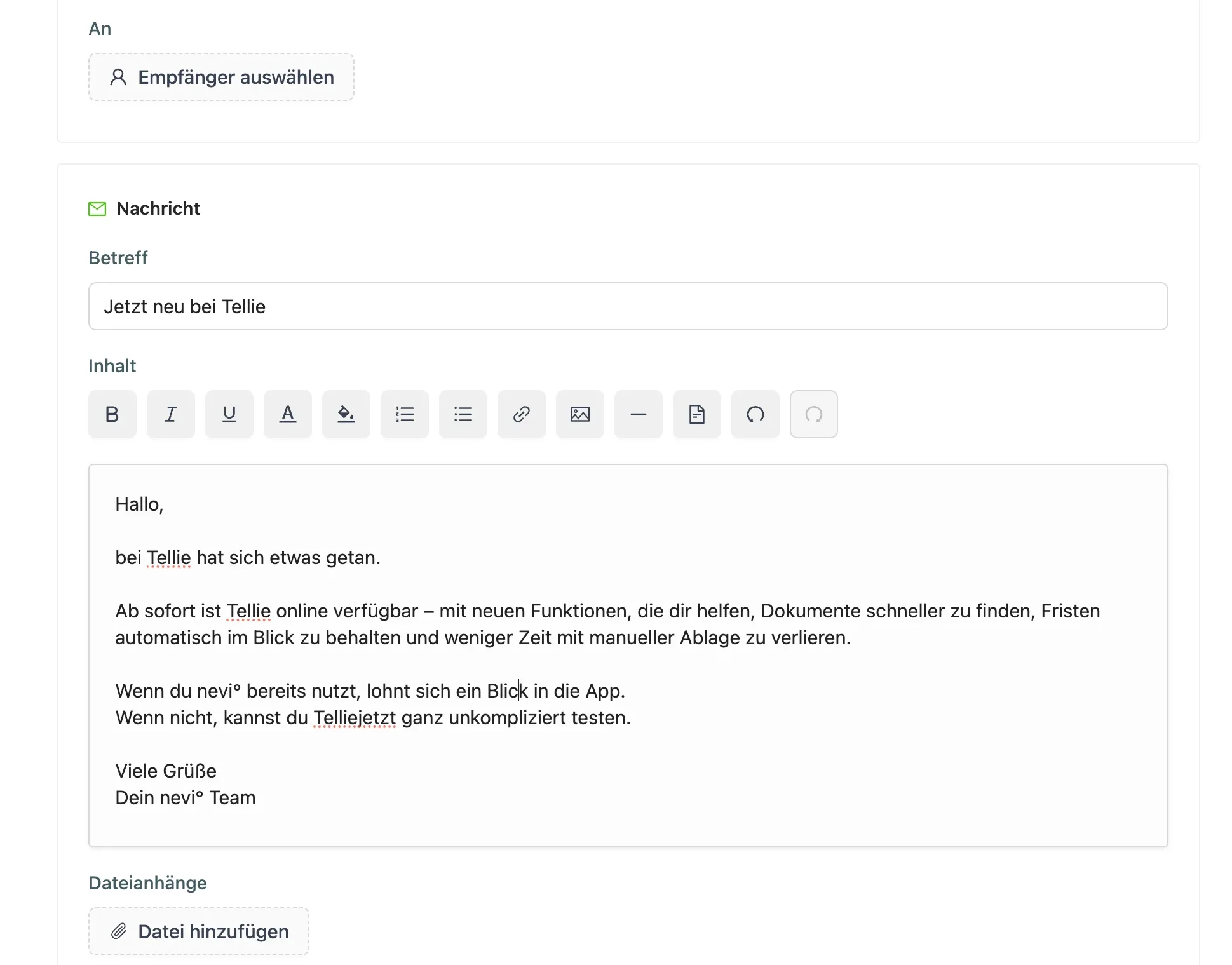 Kunden gezielt informieren